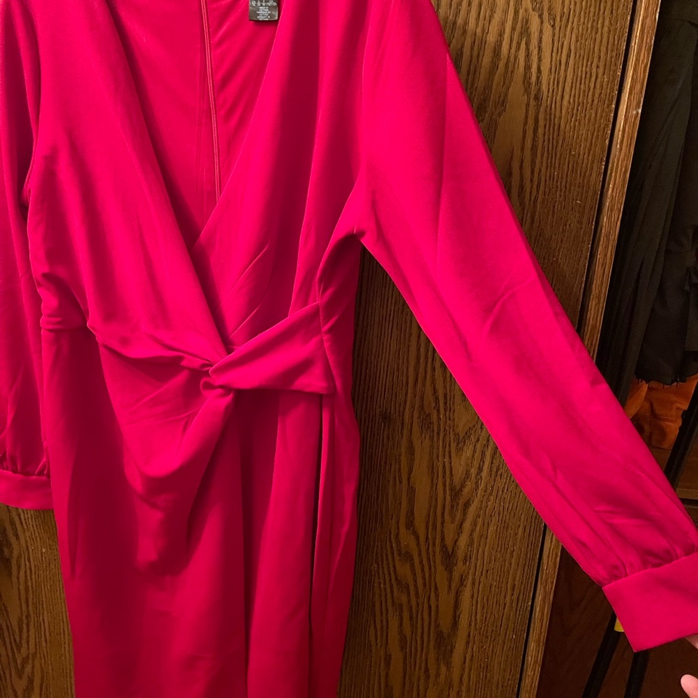 DKNY Red Womens dress